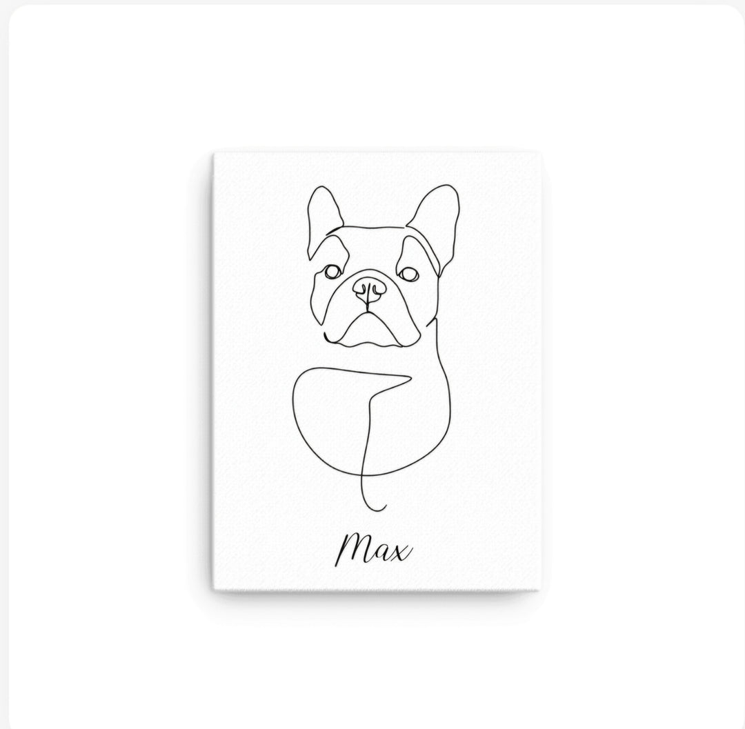 Line Art Pet Portrait