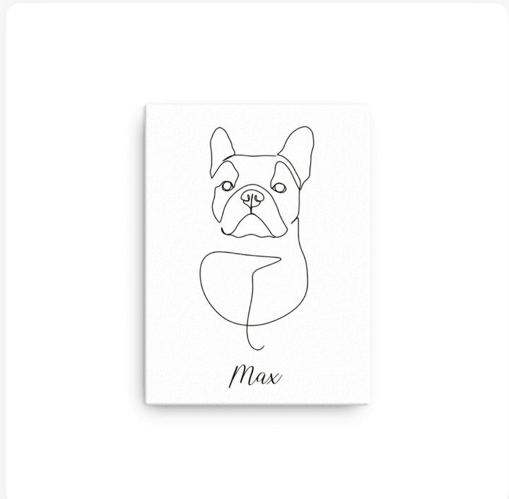 Line Art Pet Portrait